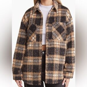 Thread & Supply Plaid Woven Shacket